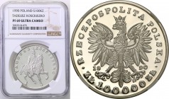 Polish collector coins after 1990
POLSKA/ POLAND/ POLEN

III RP. 100.000 zlotych 1990 T. Kosciuszko - Small Tryptyk NGC PF69 ULTRA CAMEO (2 MAX) 
...