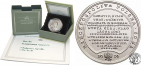 Polish collector coins after 1990
POLSKA/ POLAND/ POLEN

III RP. 50 zlotych 2014 Treasures of Stanisaw August - Władysław Jagiełło 
Moneta z serii...