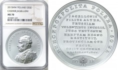 Polish collector coins after 1990
POLSKA/ POLAND/ POLEN

III RP. 50 zlotych 2015 Treasures of Stanisaw August - Kazimierz Jagiellończyk NGC MS70 (M...