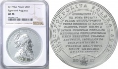 Polish collector coins after 1990
POLSKA/ POLAND/ POLEN

III RP. 50 zlotych 2017 Treasures of Stanisaw August - Zygmunt August NGC MS70 (MAX) 
Naj...