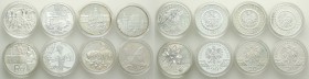 Polish collector coins after 1990
POLSKA/ POLAND/ POLEN

III RP. 20 zlotych 1997-2001, group 8 coins 
Zestaw 8 monet o nominale 20 złotych z lat 1...