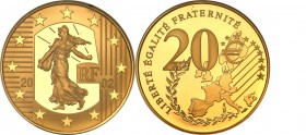 COLLECTION of French coins / Monnaie de Paris
Paris Mint / Monnaie de Paris / France

France. 20 Euro 2002 Liberty 
Wyśmienicie zachowana moneta w...