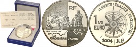 COLLECTION of French coins / Monnaie de Paris
Paris Mint / Monnaie de Paris / France

France. 1.5 Euro 2004 Beyrouht - Beijing 
Menniczy egzemplar...