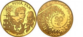 COLLECTION of French coins / Monnaie de Paris
Paris Mint / Monnaie de Paris / France

France. 20 Euro 2004 Peter Pan 
Menniczy egzemplarz w slabie...