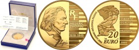 COLLECTION of French coins / Monnaie de Paris
Paris Mint / Monnaie de Paris / France

France. 20 Euro 2005 Fryderyk Chopin 
Menniczy egzemplarz. M...