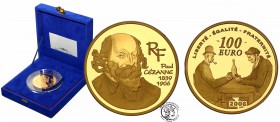 COLLECTION of French coins / Monnaie de Paris
Paris Mint / Monnaie de Paris / France

France 100 Euro 2006 P. Cezanne (5 ounce gold) 
Wybita przez...