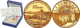 COLLECTION of French coins / Monnaie de Paris
Paris Mint / Monnaie de Paris / France

France. 10 Euro 2005 200 lat Austerlitz 
Menniczy egzemplarz...