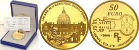COLLECTION of French coins / Monnaie de Paris
Paris Mint / Monnaie de Paris / France

France. 50 Euro 2006 Arc de Triomphe 
Menniczy egzemplarz. M...