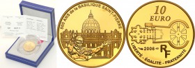 COLLECTION of French coins / Monnaie de Paris
Paris Mint / Monnaie de Paris / France

France. 10 Euro 2006 Arc de Triomphe 
Menniczy egzemplarz. M...