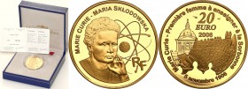 COLLECTION of French coins / Monnaie de Paris
Paris Mint / Monnaie de Paris / France

France. 20 Euro 2006 Maria Curie-Skłodowska 
Menniczy egzemp...