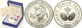 COLLECTION of French coins / Monnaie de Paris
Paris Mint / Monnaie de Paris / France

France. 1.5 Euro 2006 Reine Amelie 
Mennicze egzemplarz. W z...