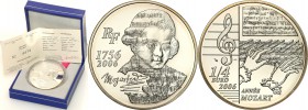 COLLECTION of French coins / Monnaie de Paris
Paris Mint / Monnaie de Paris / France

France. 1.5 Euro 2006 Mozart 
Menniczy egzemplarz. W zestawi...