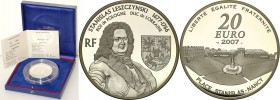 COLLECTION of French coins / Monnaie de Paris
Paris Mint / Monnaie de Paris / France

France. 20 Euro 2007 Stanisław Leszczyński 
Menniczy egzempl...