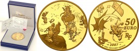 COLLECTION of French coins / Monnaie de Paris
Paris Mint / Monnaie de Paris / France

France. 50 Euro 2007 Astreix – Shield Arverne 
Menniczy egze...