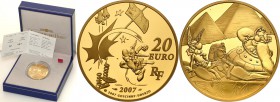 COLLECTION of French coins / Monnaie de Paris
Paris Mint / Monnaie de Paris / France

France. 20 Euro 2007 Astreix - Cleopatra 
Menniczy egzemplar...