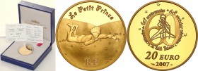 COLLECTION of French coins / Monnaie de Paris
Paris Mint / Monnaie de Paris / France

France. 20 Euro 2007 Little Prince and grass 
Menniczy egzem...