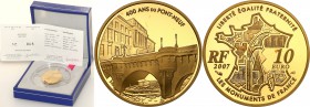 COLLECTION of French coins / Monnaie de Paris
Paris Mint / Monnaie de Paris / France

France. 10 Euro 2007 Point Neuf 
Menniczy egzemplarz. Moneta...