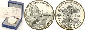 COLLECTION of French coins / Monnaie de Paris
Paris Mint / Monnaie de Paris / France

France. 1.5 Euro 2007 Point Neuf 
Menniczy egzemplarz. W zes...