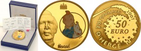 COLLECTION of French coins / Monnaie de Paris
Paris Mint / Monnaie de Paris / France

France. 50 Euro 2007 Tintin i Milou 
Menniczy egzemplarz. Mo...