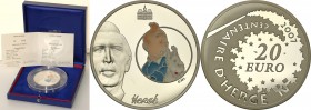 COLLECTION of French coins / Monnaie de Paris
Paris Mint / Monnaie de Paris / France

France. 20 Euro 2007 Tintin i Snowy 
Menniczy egzemplarz. Du...