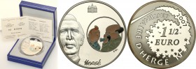 COLLECTION of French coins / Monnaie de Paris
Paris Mint / Monnaie de Paris / France

France. 1.5 Euro 2007 Tintin i profesor Caculus 
Menniczy eg...