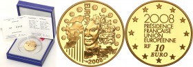 COLLECTION of French coins / Monnaie de Paris
Paris Mint / Monnaie de Paris / France

France. 10 Euro 2008 Europa 
Menniczy egzemplarz. Moneta wyb...