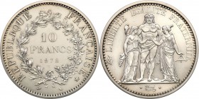 France
France. 10 francs / frank 1972 (Piedfort) 
Podwójna grubość. Piękna moneta wybita stemplem lustrzanym.
Waga/Weight: 49,92 g Ag 900 Metal: Śr...
