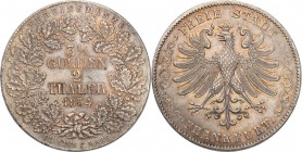 Germany / Prussia
Germany. 3 1/2 Gulden - 2 Taler (thaler)y 1854, Frankfurt 
Bardzo ładny egzemplarz z wiekową patyną, delikatnym połyskiem menniczy...
