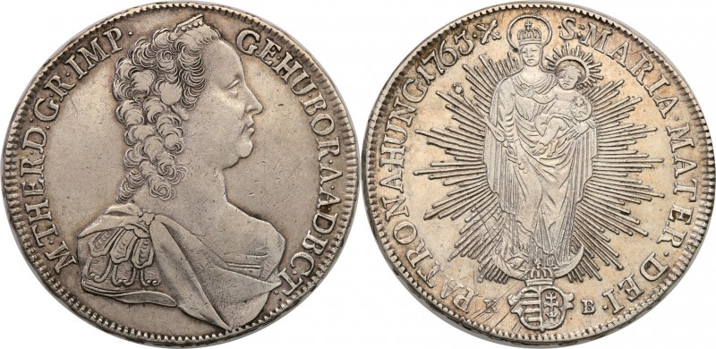 Hungary
Hungary. Maria Teresa. Taler (thaler) 1763 KB, Kremnica 
Zachowany poł...
