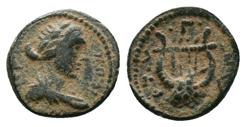 Greek
Seleukis and Pieria, Antioch. Pseudo-autonomous issue, c. AD 54-68. Æ Dic...