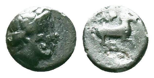 Greek
Gargara AE, head of Apollo / horse
Gargara , Troas. c. late 3rd to early...