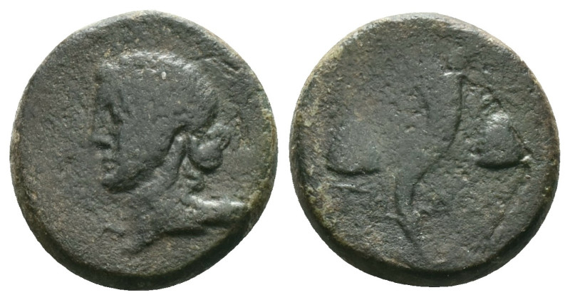 Greek Coins. 4th - 3rd century B.C. AE

Reference:

Condition: Very Fine

...