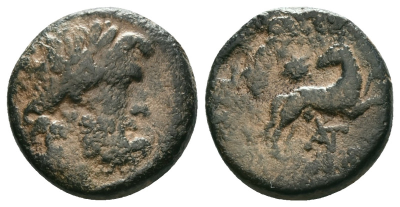 GREEK
Seleucis and Pieria, Antioch. Civic Issue, 1st century BC. AE
Laureate h...