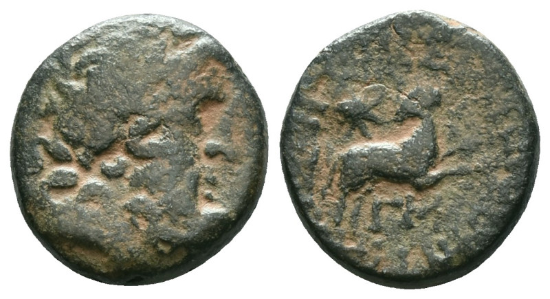 GREEK
Seleucis and Pieria, Antioch. Civic Issue, 1st century BC. AE
Laureate h...