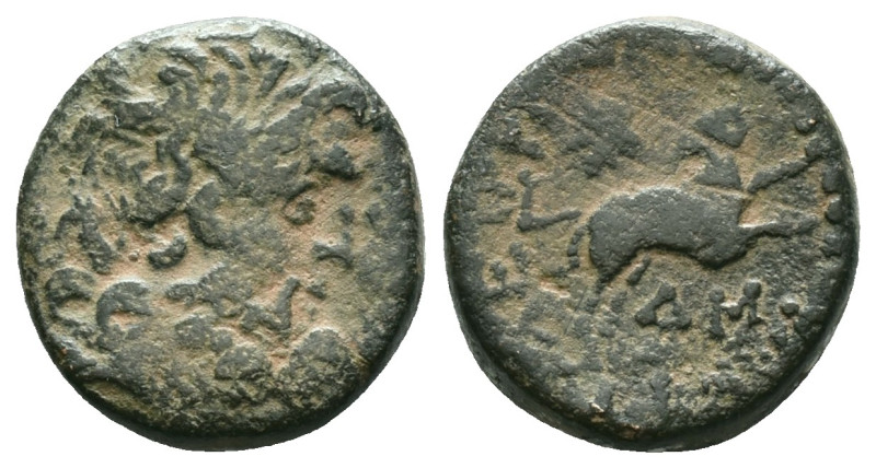 GREEK
Seleucis and Pieria, Antioch. Civic Issue, 1st century BC. AE
Laureate h...