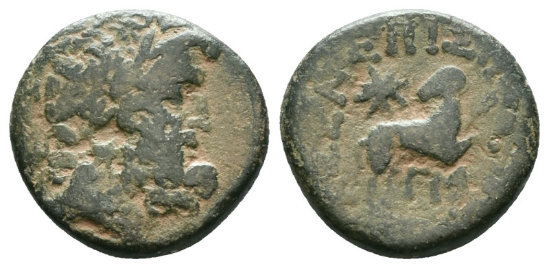 GREEK
Seleucis and Pieria, Antioch. Civic Issue, 1st century BC. AE
Laureate h...