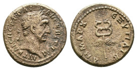 Roman Provincial
SYRIA, Seleucis and Pieria. Antioch. Trajan, 98-117. AE, Rome, for circulation in Syria, 98/9. ΑΥΤ ΚΑΙС ΝЄΡ ΤΡΑΙΑΝ СЄΒ ΓЄΡΜ Laureate...