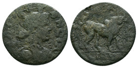 Roman Provincial Coins, Ae 

Reference:

Condition: Very Fine

Weight: 5.20 gr. Diameter: 21.3 mm