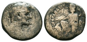 Roman Provincial Coins, Ae

Reference:

Condition: Very Fine

Weight: 9.62 gr. Diameter: 22.2 mm