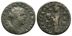 Provincial
CILICIA. Anazarbus. Valerian I (253-260 AD.) AE Hexassarion, CY 272 = 253/4 AD. AYT K OYAΛЄPIANOC Radiate, draped and cuirassed bust of Va...