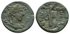 Roman Provincial Coins, Ae 

Reference:

Condition: Very Fine

Weight: 3.10 gr. Diameter: 115.0 mm