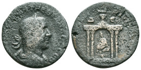 Roman Provincial
Trebonianus Gallus. AE 28; Trebonianus Gallus; 251-253 AD, Antiochia ad Orontem, Seleucis and Pieria, AE. McAlee-1180. Obv: Laureate...