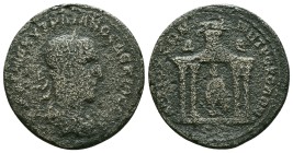 Roman Provincial
Trebonianus Gallus. AE 28; Trebonianus Gallus; 251-253 AD, Antiochia ad Orontem, Seleucis and Pieria, AE. McAlee-1180. Obv: Laureate...