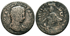 Roman Provincial Coins, Ae 

Reference:

Condition: Very Fine

Weight: 16.7gr. Diameter: 31.7 mm