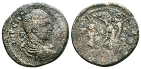 Roman Provincial Coins, Ae 

Reference:

Condition: Very Fine

Weight: 15,11 gr. Diameter: 26,3 mm