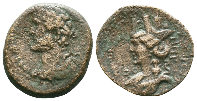 Roman Provincial Coins, Ae 

Reference:

Condition: Very Fine

Weight: 8.3...