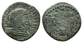 Roman Provincial Coins, Ae 

Reference:

Condition: Very Fine

Weight:2.70 gr. Diameter: 16.6 mm