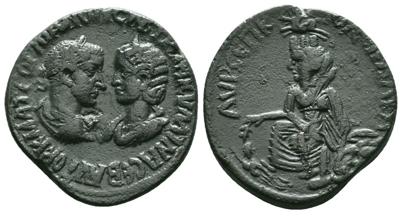 Roman Provincial
Mesopotamia. Nisibis. Gordian III with Tranquillina AD 238-244...