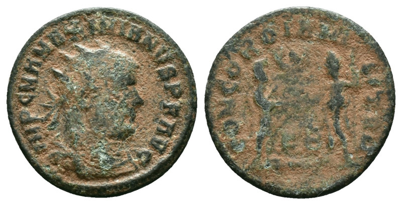 Roman lmperial
Maximianus Herculius Æ Antoninianus AD 286-305


Reference: ...