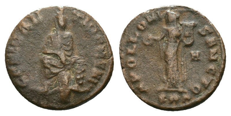 Roman Imperial Coins, Ae 


Reference: 
Condition: Very Fine

Weight: 1.71...